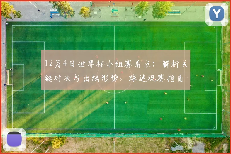 12月4日世界杯小组赛看点：解析关键对决与出线形势，球迷观赛指南